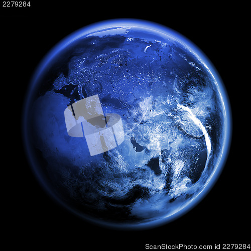 Image of Planet Earth 3d render