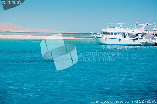 Image of Yacht near beach