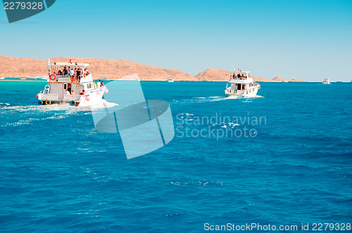 Image of Regatta in the sea