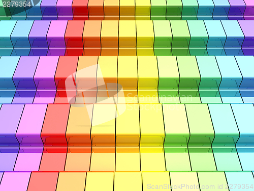 Image of Colorful rainbow