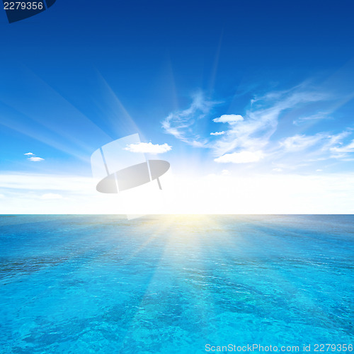Image of Sky and sea