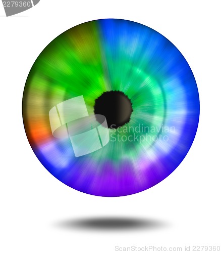 Image of Rainbow eye