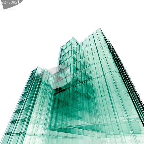 Image of 3d skyscrapers