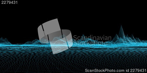 Image of Blue mesh