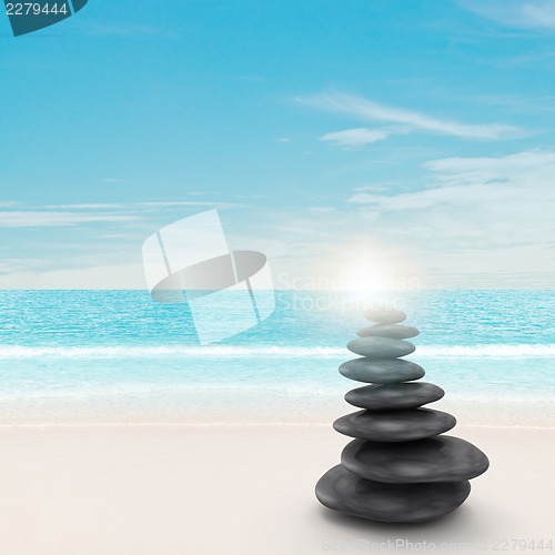 Image of Pebble stones concept