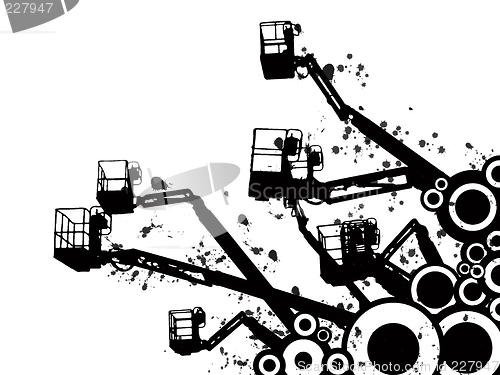 Image of crane abstract