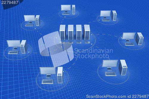 Image of Web to server connection