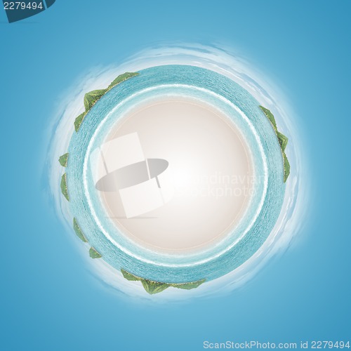 Image of Spherical panorama island