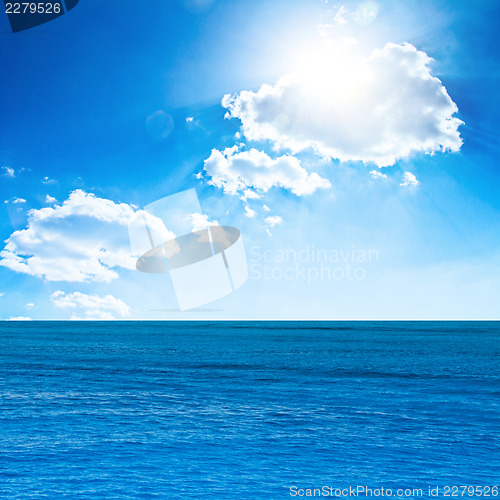 Image of Sky and sea