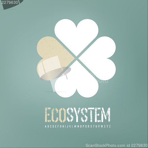 Image of Ecology concept background. Vector, EPS10