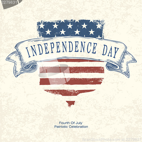 Image of Independence day postertemplate. Vector