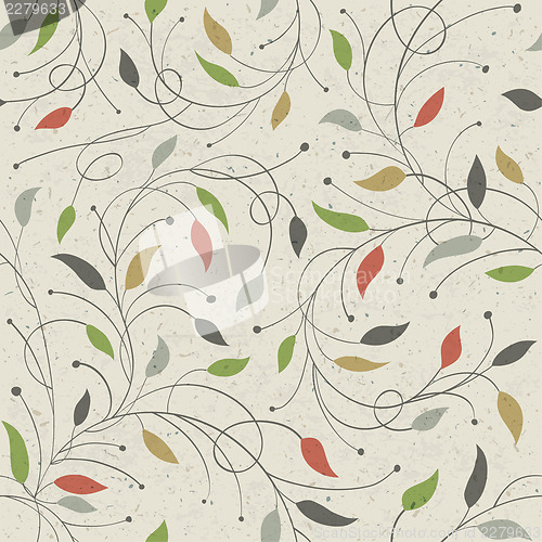 Image of Floral seamless pattern. Vector, EPS10