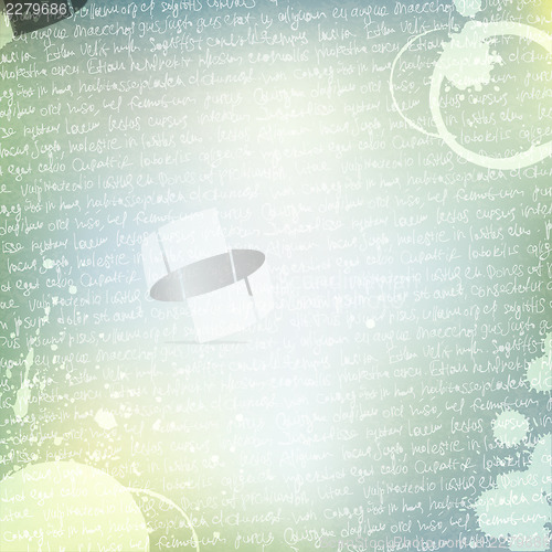 Image of Romantic background with handwritings. Vector, EPS10