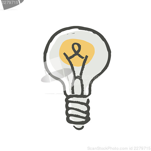 Image of Light Bulb Vector