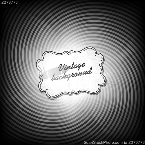 Image of Retro background in black and white gamut. Vector, EPS10