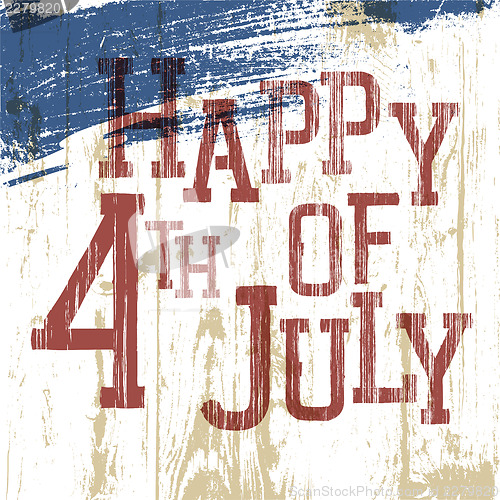 Image of 4th July Poster. Vector, eps10