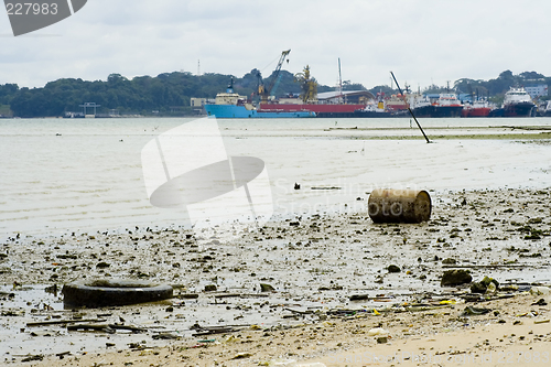 Image of Polluted beach

