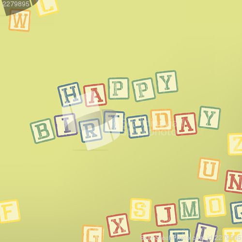 Image of Happy birthday card