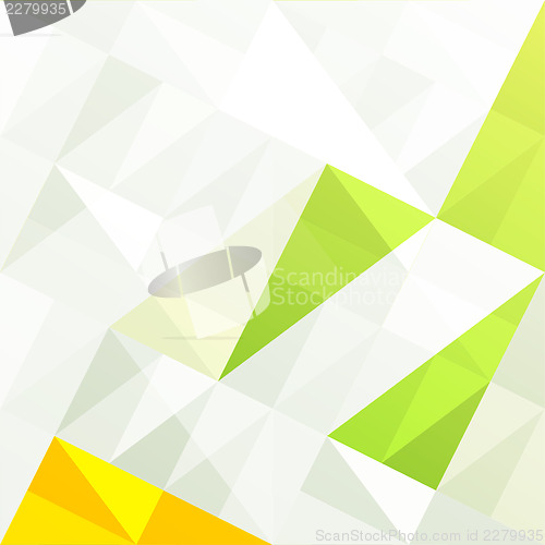 Image of Green gamut geometric abstract background. Vector, EPS10