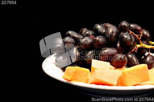 Image of Grapes and Cheese