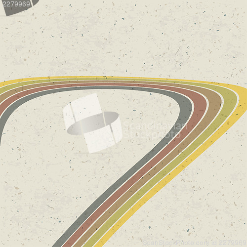 Image of Retro lines abstract background. Vector, EPS10