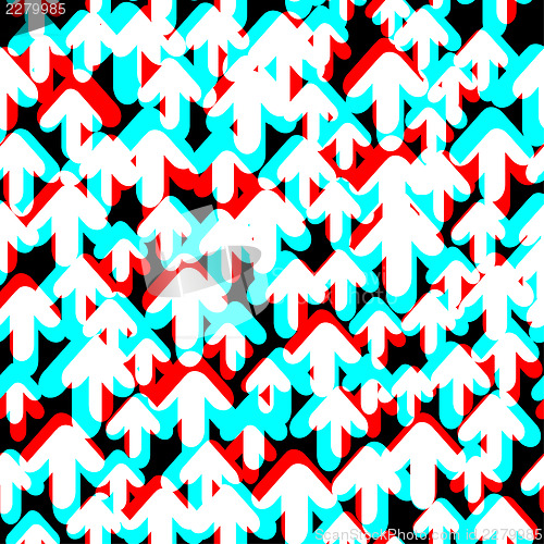 Image of Bright colored arrows. Abstract background, vector, EPS10