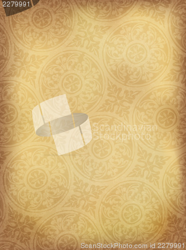 Image of Vintage ornamented background vertical. Vector, EPS10