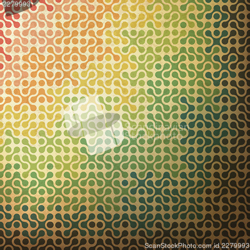 Image of Abstract rainbow background made from joined parts. Vector, EPS1