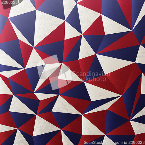 Image of American colors abstract background. Vector, EPS10