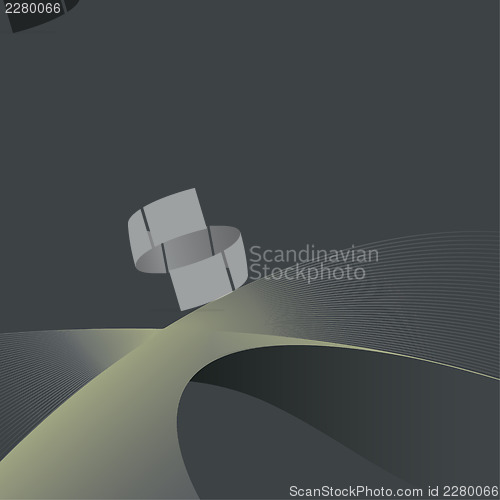 Image of Abstract lines on gray background. Vector illustration, EPS10.