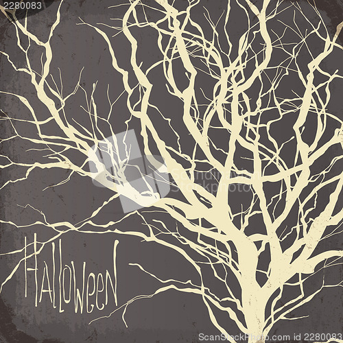 Image of Halloween themed background. Vector illustration, EPS10.