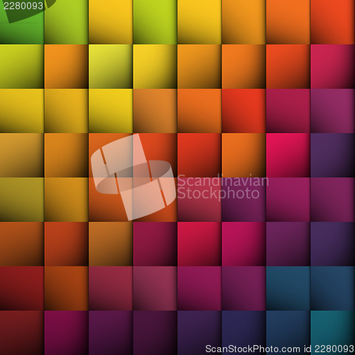 Image of Abstract squares background. Vector, EPS10