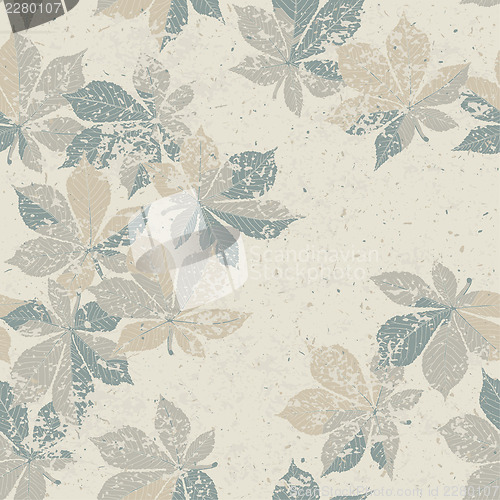 Image of Autumn nature themed seamless pattern, vector, EPS10