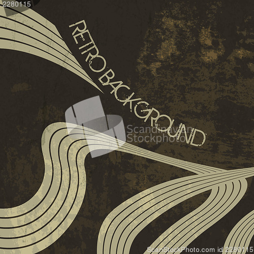 Image of Retro vector background.