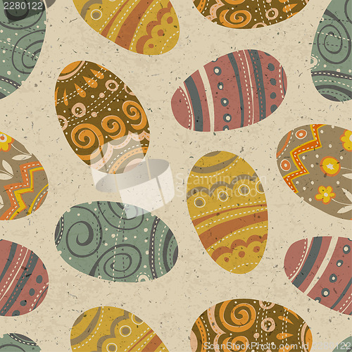 Image of Easter seamless pattern. Vector, EPS10