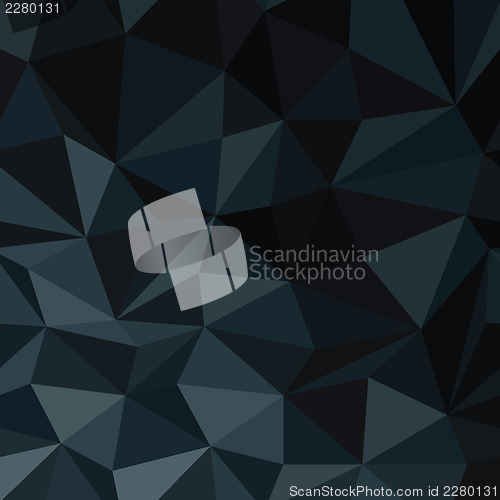 Image of Dark Blue Abstract Diamond Pattern Background. Vector Illustrati