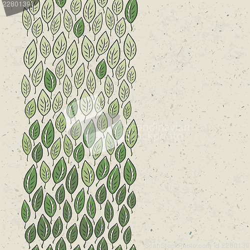 Image of Green leaves background. Vector, EPS10
