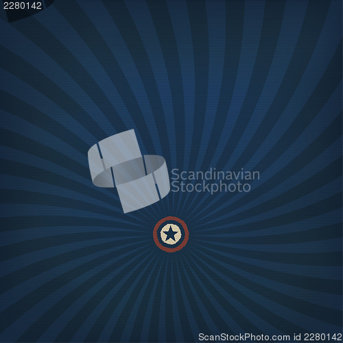 Image of Abstract american themed background with star. Vector, EPS10