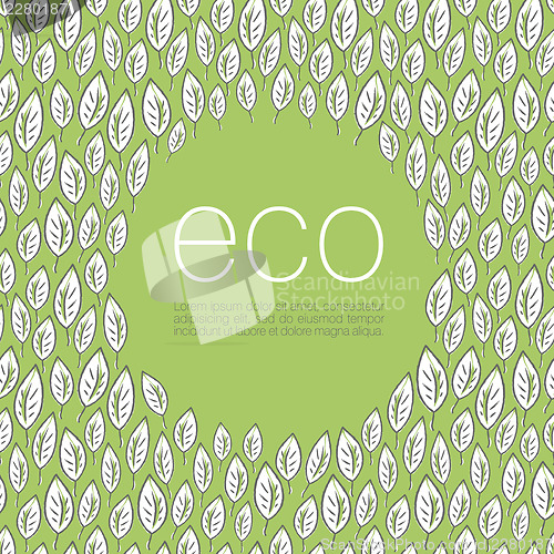 Image of Ecology poster design background. Vector illustration, EPS10