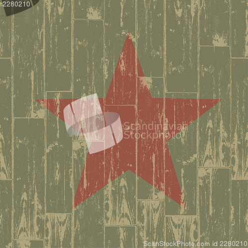 Image of Fist - revolution symbol. Grunge, EPS10.