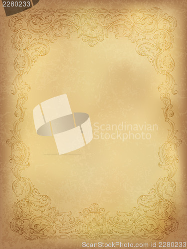 Image of Vintage ornamental frame