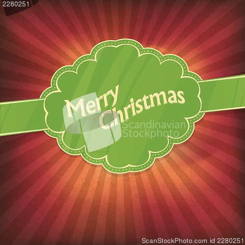 Image of Merry Christmas Card Background.