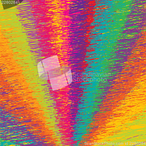 Image of Abstract colorful doodles background