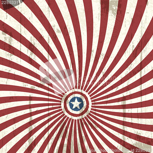 Image of Abstract background with american flag elements. Vector illustra