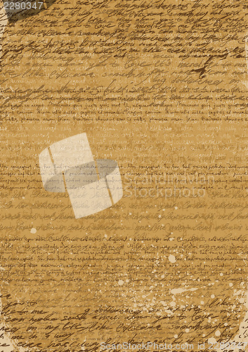 Image of Vintage background of A4 format, based on ancient manuscripts