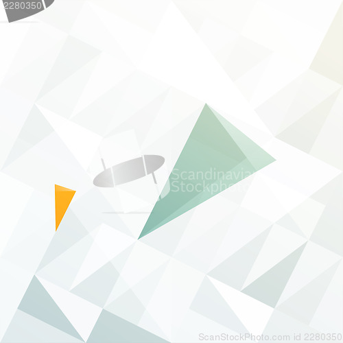 Image of Blue and orange diamond shaped arrows on light gray patched surf