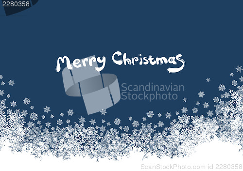 Image of Christmas background with isolated edge and space for text. Vect