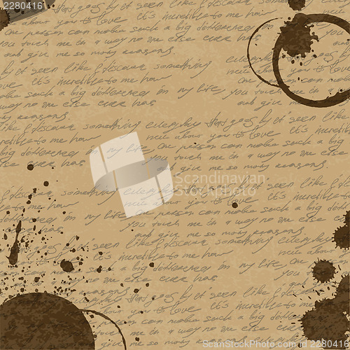 Image of Vintage Abstract Coffee Background, vector, eps10