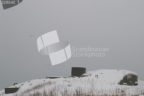 Image of German bunker from World war ll in Frederikshavn in Denmark.