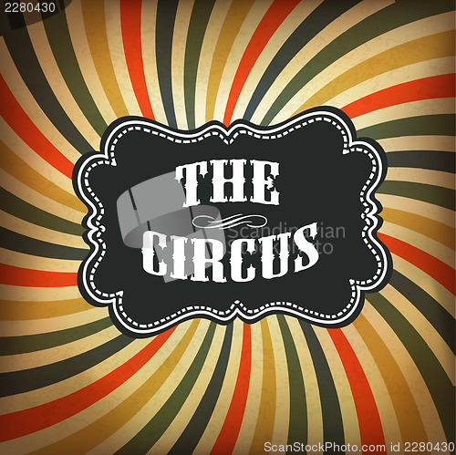 Image of Grunge circus background. Vector, EPS10